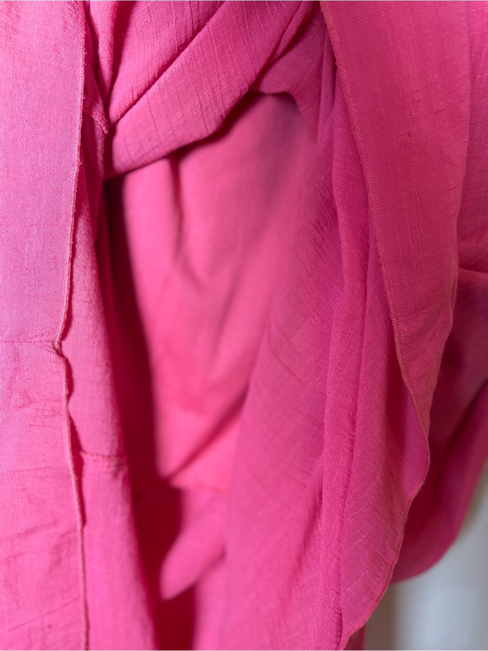 Pink Strapless Maxi Dress with Ruffle Detail | Flowy Summer Dress | Size 2X - Picture 7 of 11